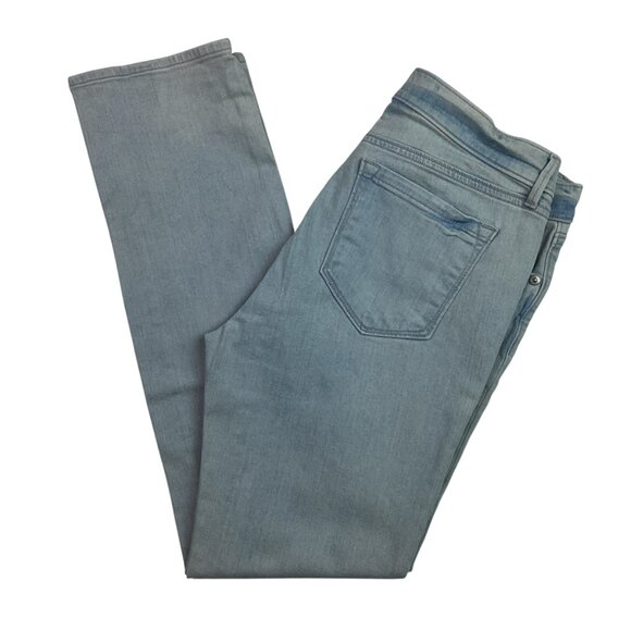 Ann Taylor Loft Womens 29/8 Petite Modern Straight Jeans Light Wash Cotton Blend - Picture 8 of 15